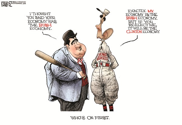 Whos on First © Michael Ramirez,Investors Business Daily,obama