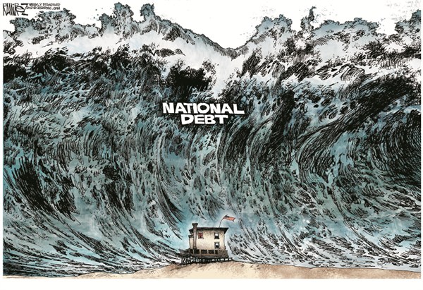 National Debt © Michael Ramirez,Investors Business Daily,